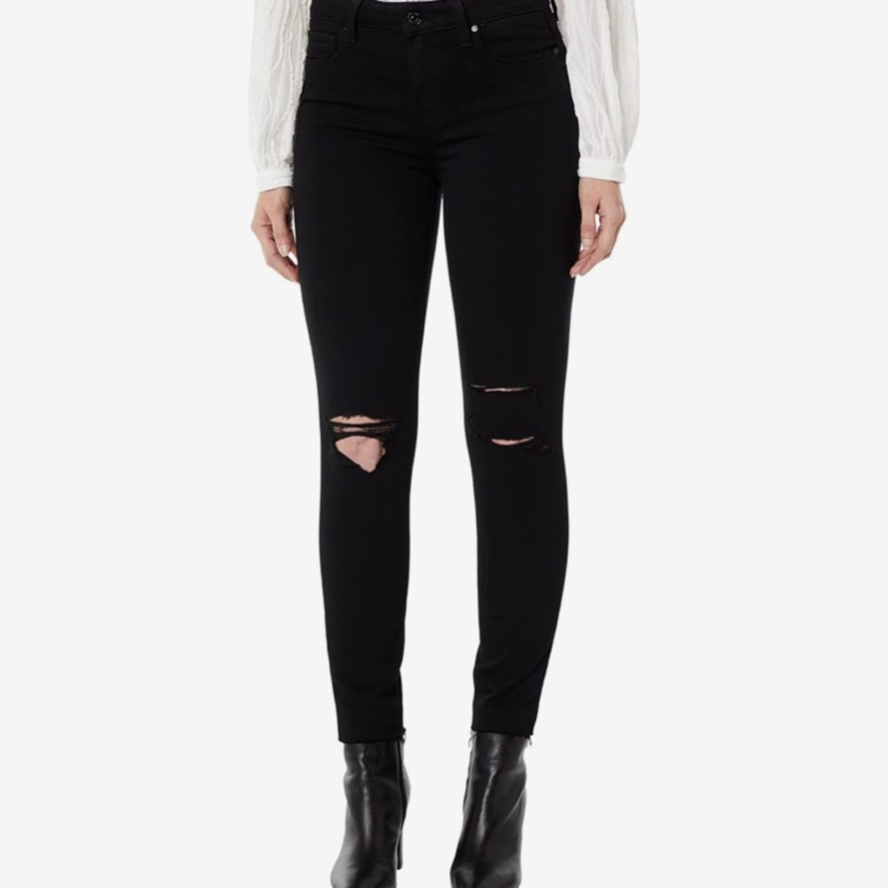 [paige] distressed hoxton ankle jeans